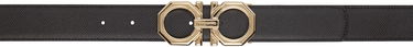 Opasok FERRAGAMO Ferragamo Reversible Adjustable Gancini Belt Čierna | 780273, 0