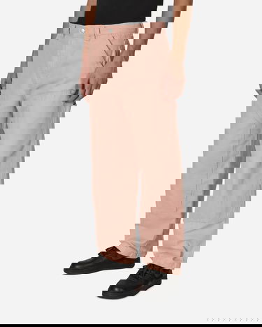 Nohavice Stüssy Canvas Work Pants Ružová | 116496 SALM, 4