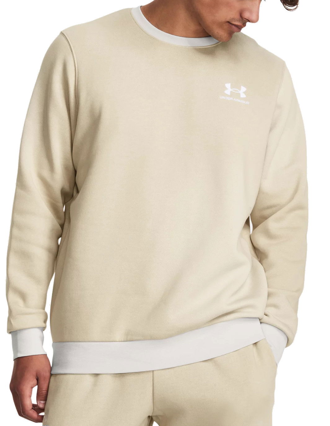Mikina Under Armour Essential Fleece Béžová | 1381213-289, 0