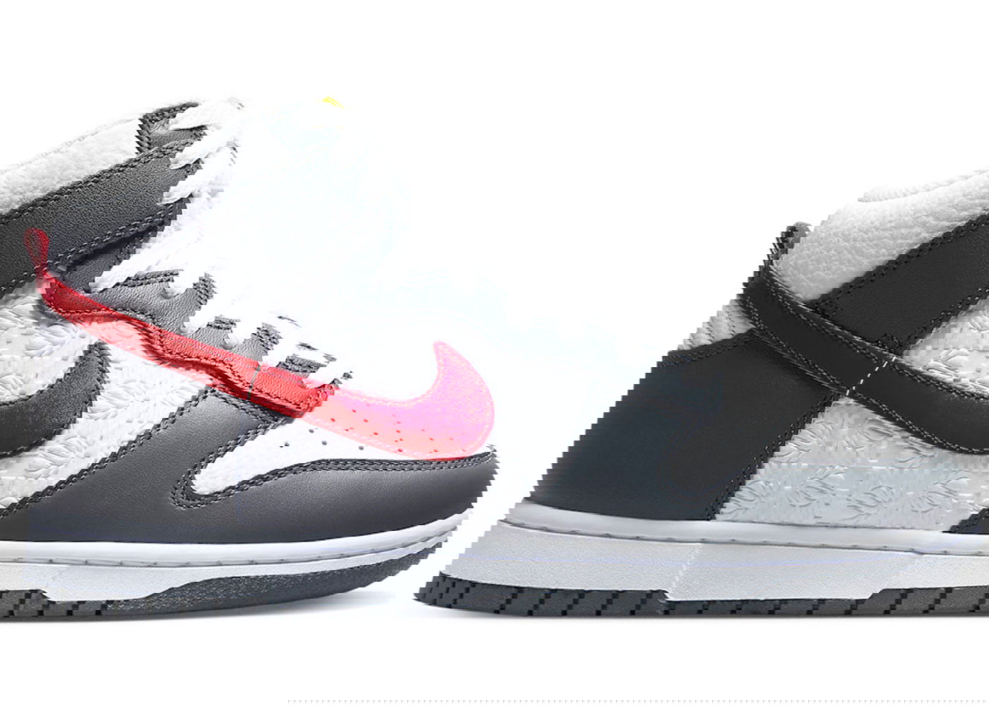 Tenisky a topánky Nike Dunk High "Embossed Basketball Grey Red" Šedá | FD0668-001, 0