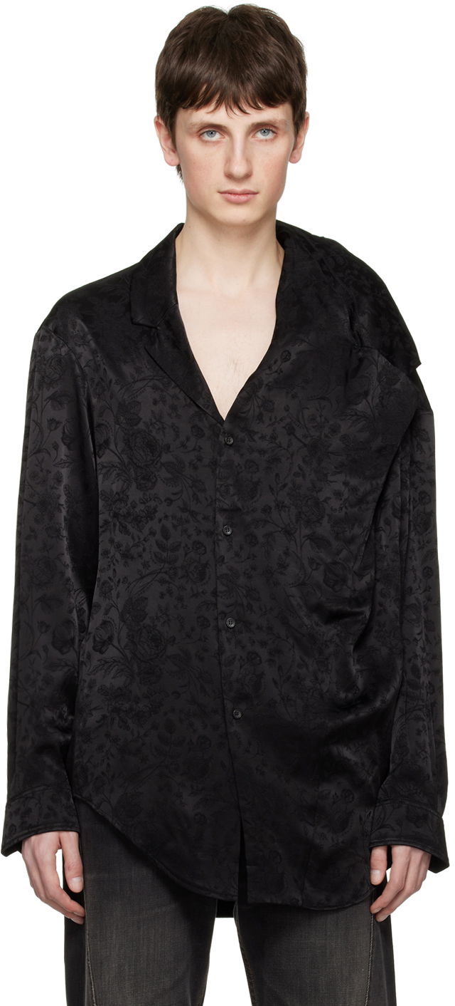 Košeľa Y/PROJECT Twisted Shirt Čierna | SHIRT64-S24, 0