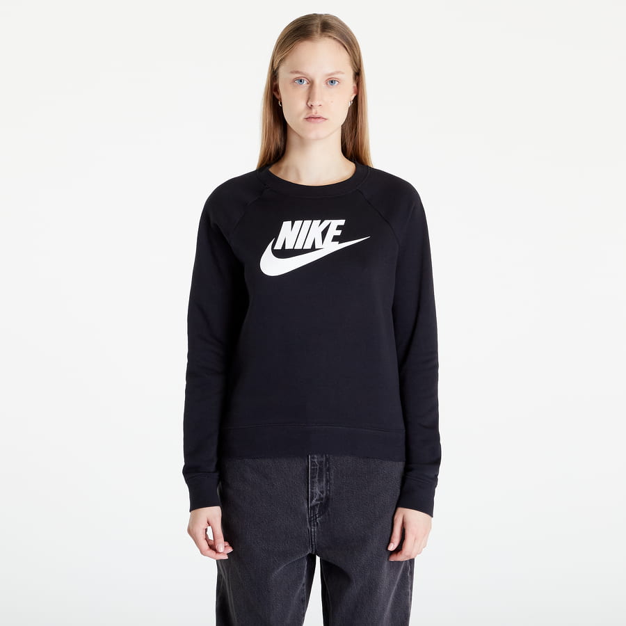 Mikina Nike NSW Essential Crew Fleece HBR Čierna | BV4112-010, 0