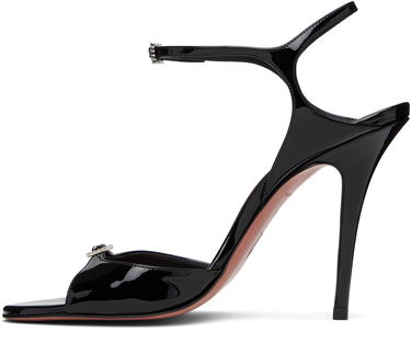 Doplnky Amina Muaddi Amina Muaddi Adut Heeled Sandals Čierna | ADUT SANDAL, 2