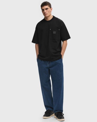 Džínsy Carhartt WIP Straight Fit Pleated Jeans Modrá | I0347320106, 3
