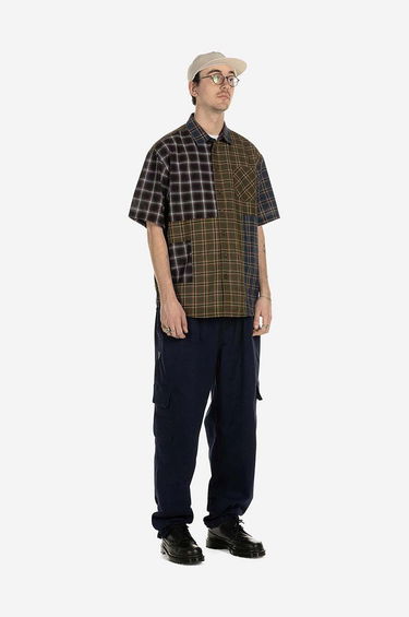 Košeľa TAIKAN Patchwork Shirt Hnedá | TW0001.OLVPLD, 0