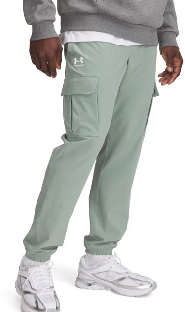 Cargo nohavice Under Armour UA Vibe Woven Cargo Pants Zelené | 1386558-348, 0