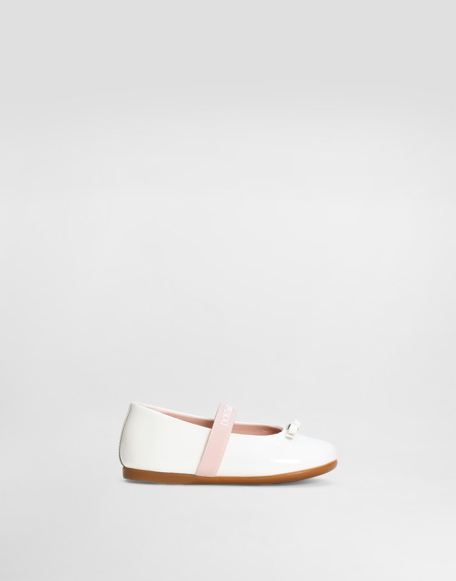 Doplnky Dolce & Gabbana Dolce & Gabbana Patent Leather Ballet Flats First Steps (19-26) Biela | D20093A483187682, 0