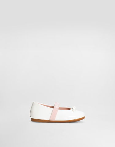 Doplnky Dolce & Gabbana Dolce & Gabbana Patent Leather Ballet Flats First Steps (19-26) Biela | D20093A483187682, 0