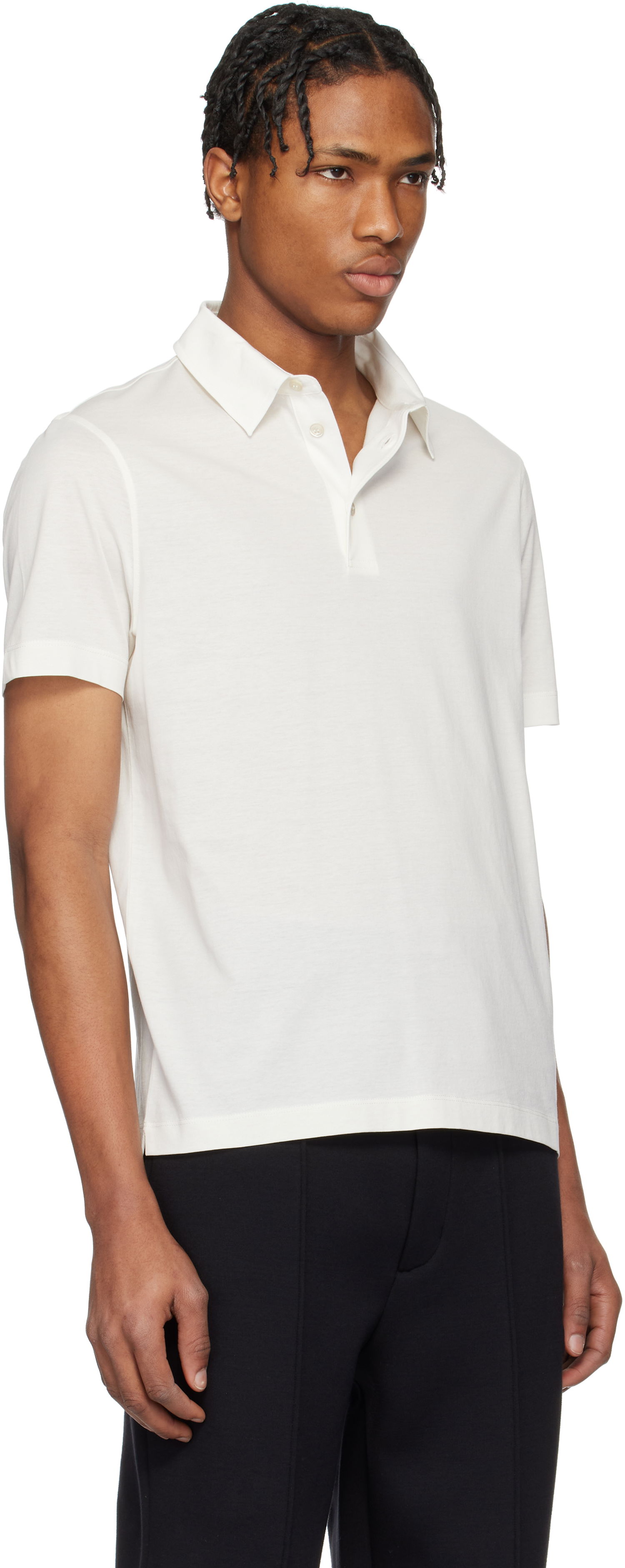 Polo tričko Moncler Moncler Archivio Short Sleeve Polo Biela | K10918A000188390X, 1