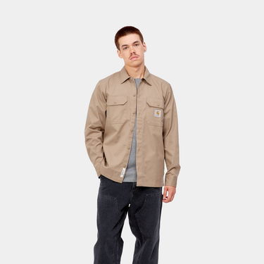 Košeľa Carhartt WIP L/S Master Shirt "Leather" Béžová | I027579_8Y_XX, 0