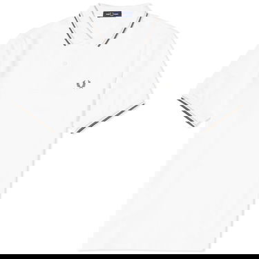 Polo tričko Fred Perry Twin Tipped Polo Tee Biela | M3600-T42, 0