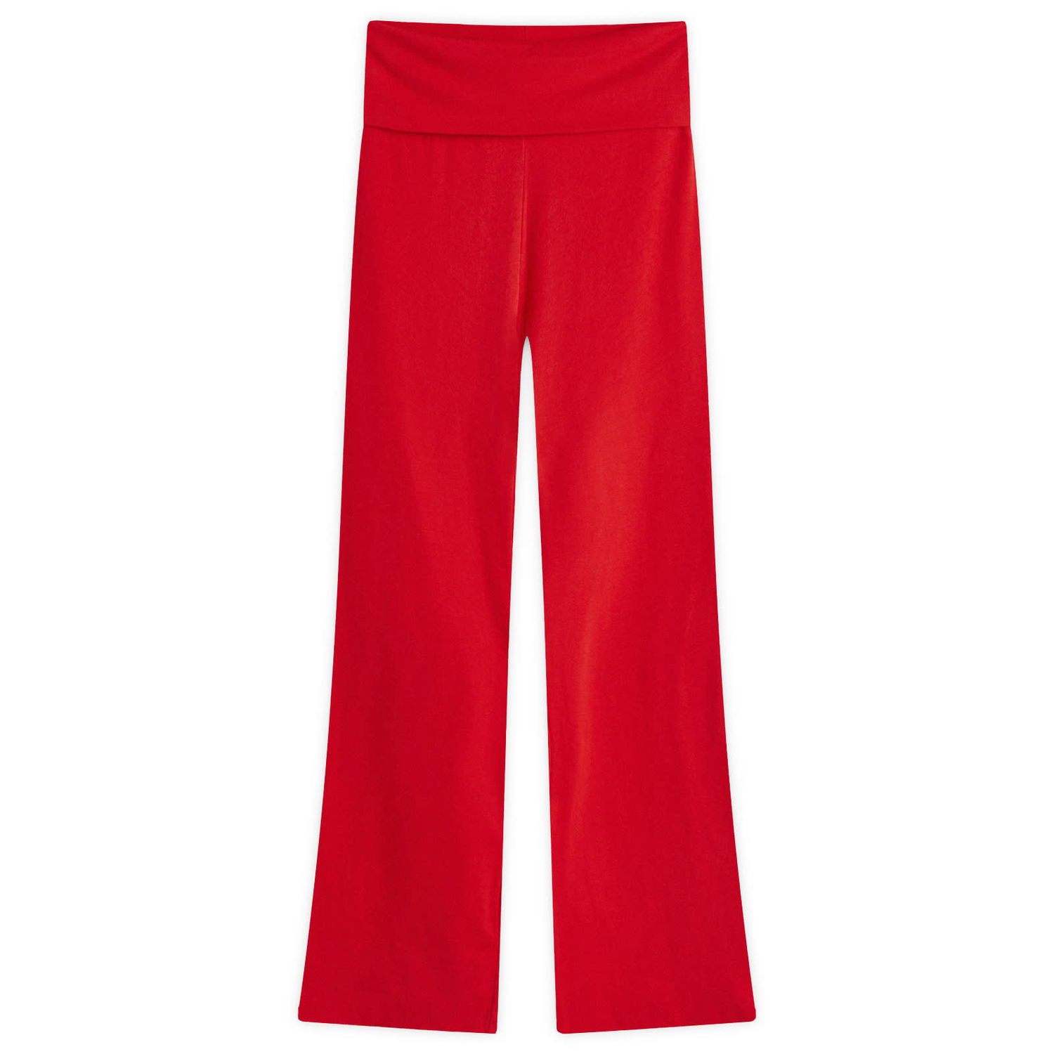 Nohavice SKIMS SKIMS Foldover Jersey Pants, Size Large Červená | AP-PNT-0715-CRANBERRY, 1