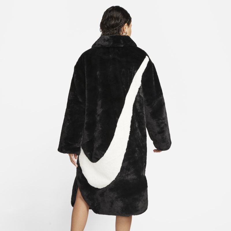 Faux Fur Long Jacket