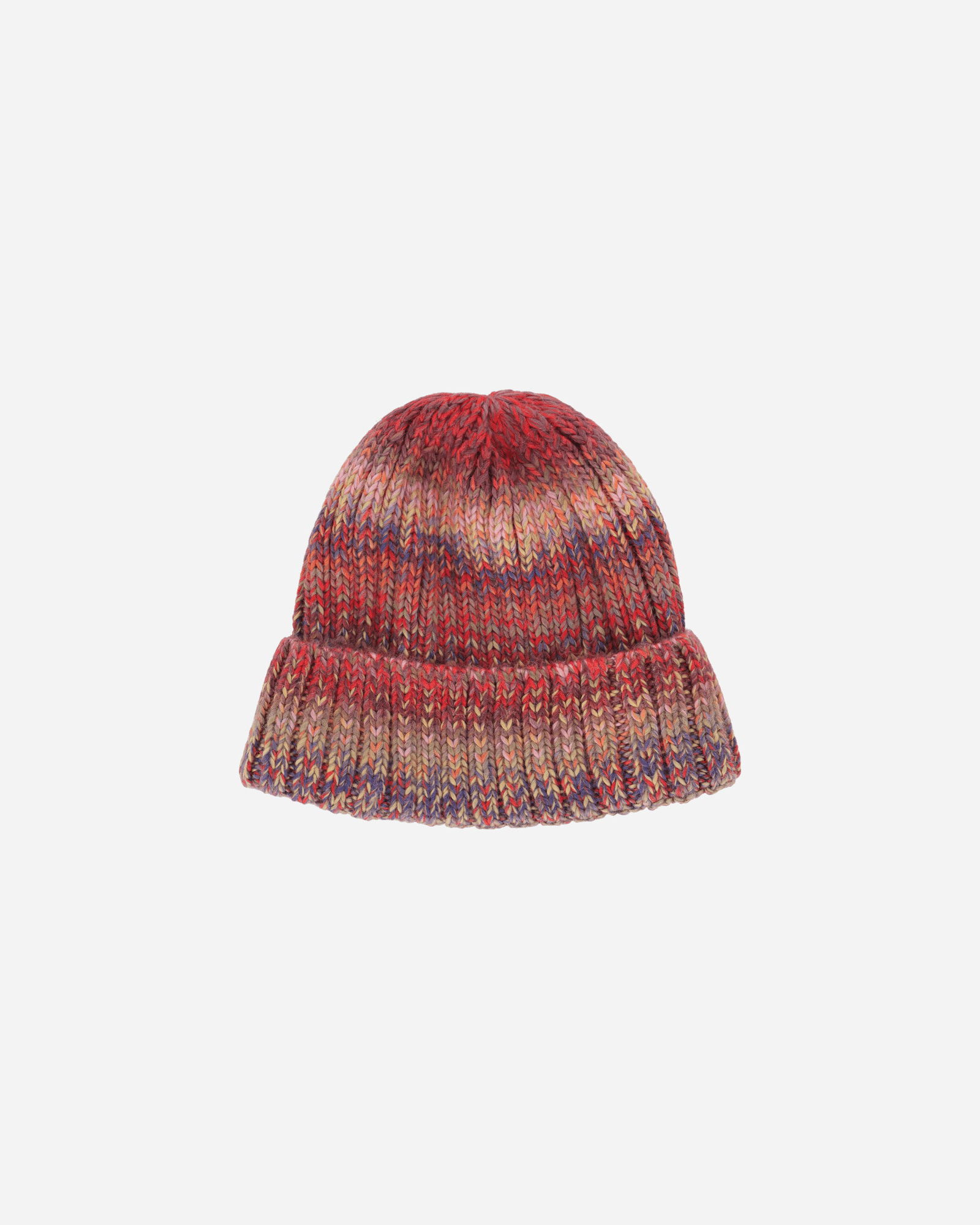 Rib Knit Space Dye Beanie Multicolor