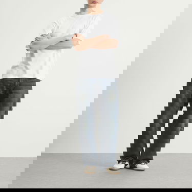 Džínsy Neighborhood Wide Leg Selvedge Denim Jeans Large Modrá | 252XBNH-PTM04-IND, 4