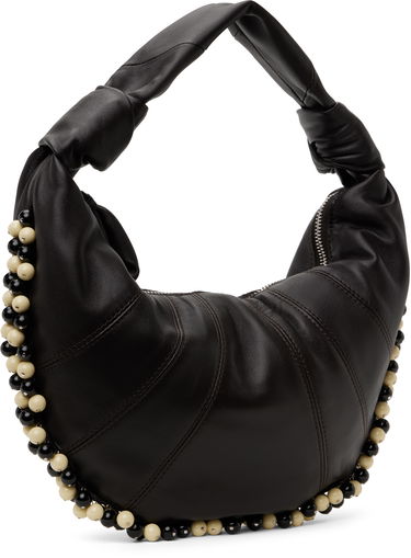Kabelka LEMAIRE Lemaire Beaded Mini Fortune Croissant Bag Čierna | BG0152 LL095, 1