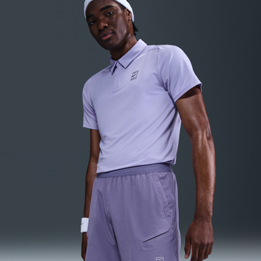 Polo tričko Nike NikeCourt Advantage Dri-FIT 6" Tennis Shorts Fialová | FZ6913-527, 1