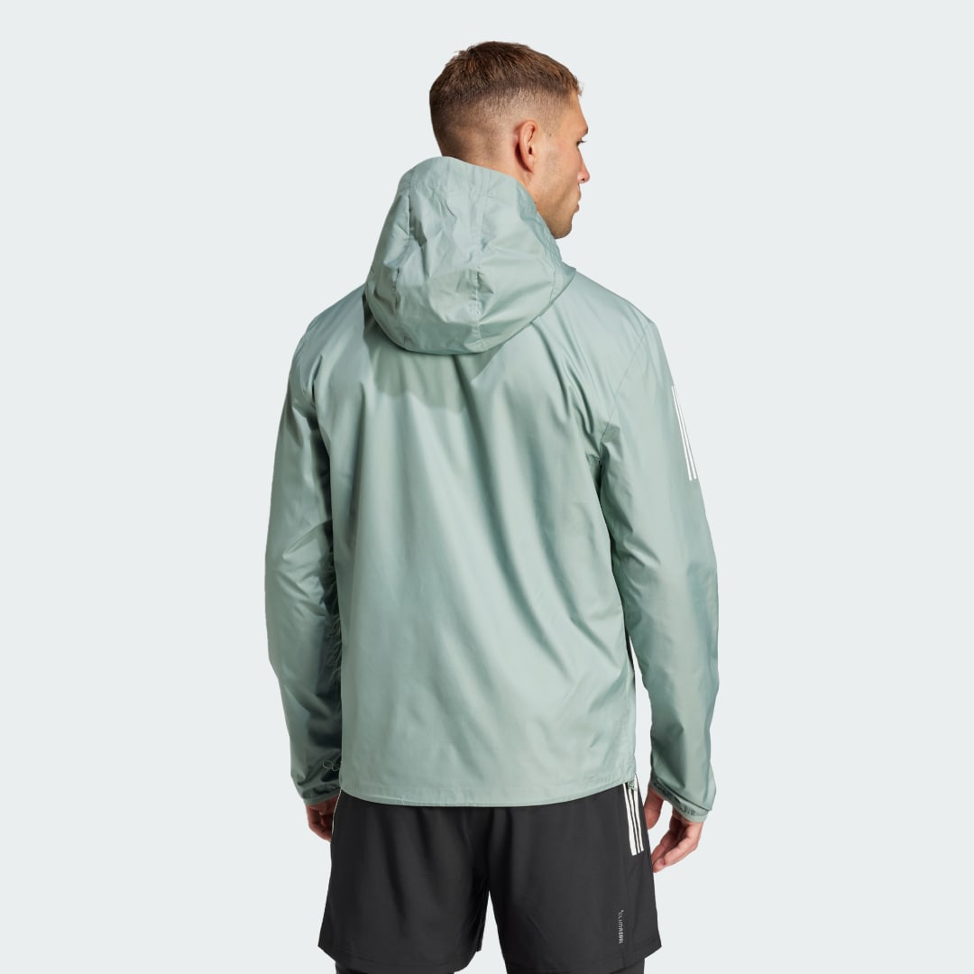 Vetrovka adidas Performance Lightweight Running Jacket Zelené | JD2239, 1