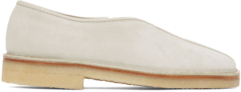 Oblečenie LEMAIRE Lemaire Piped Slippers Biela | FO0068 LL0007