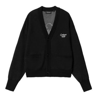 Sveter Carhartt WIP Black Harttbreaker Cardigan Čierna | I034390_9, 0