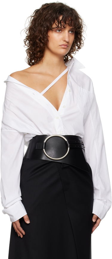 Košeľa Ann Demeulemeester Ann Demeulemeester Aida Metal Ring Belt Biela | 2402-U-BE20-LT128-099, 1