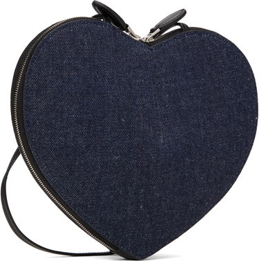 Kabelka Alaïa ALAÏA 'Le Coeur' Denim Heart Bag Modrá | AA1P003CA284, 2