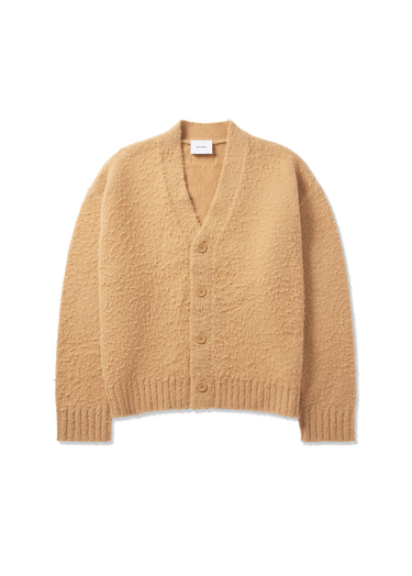 Sveter AXEL ARIGATO Studio Fuzzy Knit V-Neck Cardigan Béžová | A3731002, 1