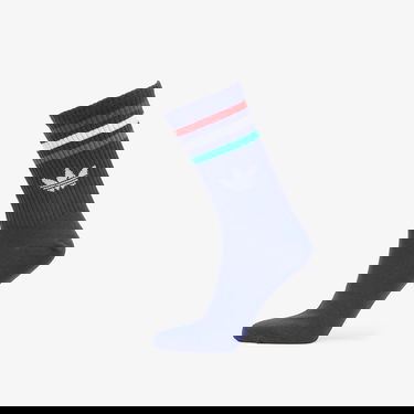 Ponožky adidas Originals 3-Stripes Trefoil Crew Socks 3-Pack Assorted Rôznofarebný | KR5155, 1