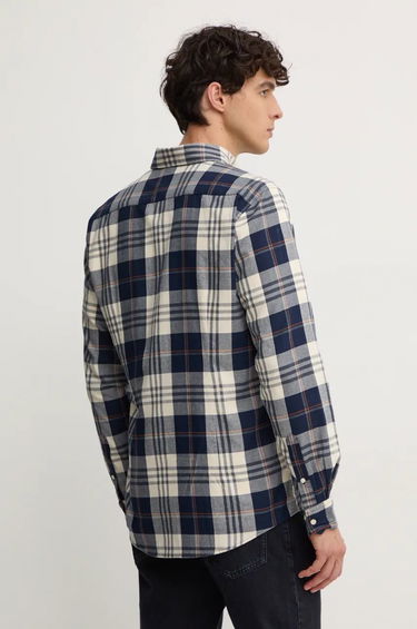 Košeľa Barbour Edgar Slim Fit Button-Down Shirt Modrá | MSH5355, 2