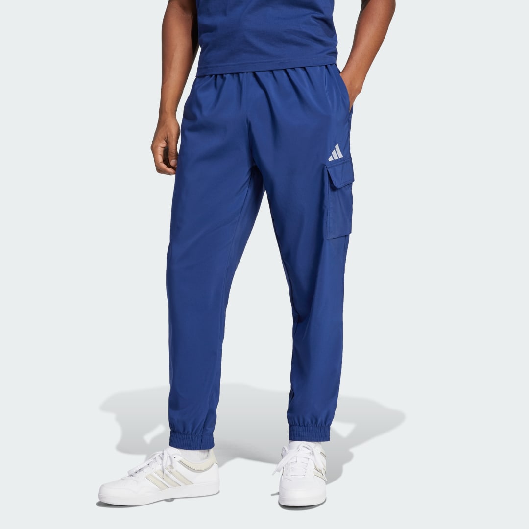 Cargo nohavice adidas Performance Cargo Pants with Pocket Modrá | JD1825, 0