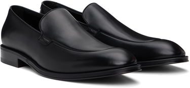 Oblečenie BOSS Apron Toe Leather Loafers Čierna | 50534049, 3