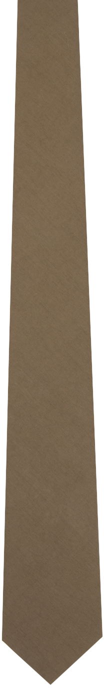 Opasok AURALEE AURALEE Washed Finx Twill Tie Hnedá | A24AT04TN, 0