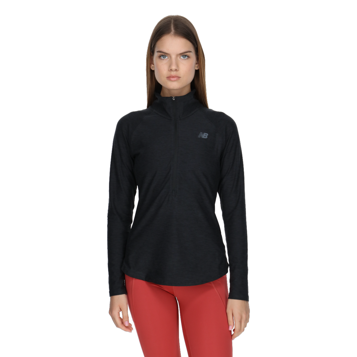 Sveter New Balance Spacedye Half Zip Pullover Čierna | WT11467-BK, 0