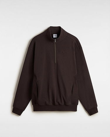 Sveter Vans Premium Van D Half Zip Sweatshirt, Size L Hnedá | VN000MEKY7U, 0