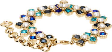 Náramok Casablanca Crystal & Faux-Pearl Bracelet Metalická | APS25-JW-231-03, 1