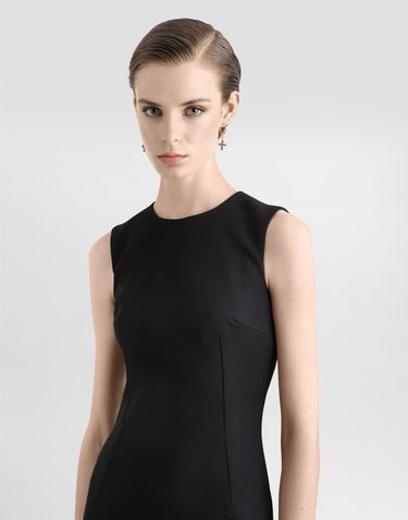 Šaty Dolce & Gabbana Dolce & Gabbana Wool Sheath Dress Čierna | F6TLMTFUBGEN0000, 3