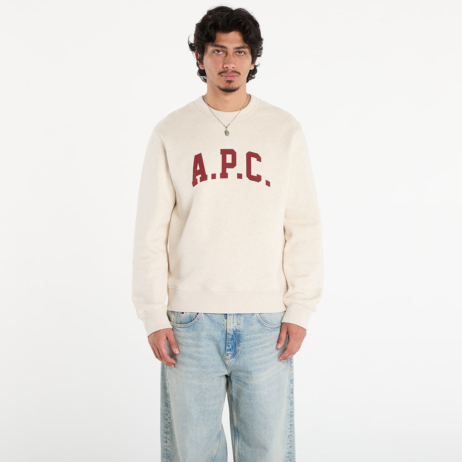 Mikina A.P.C. A.P.C. Harris Sweatshirt XXL Béžová | COHBR-H37012 APG, 0