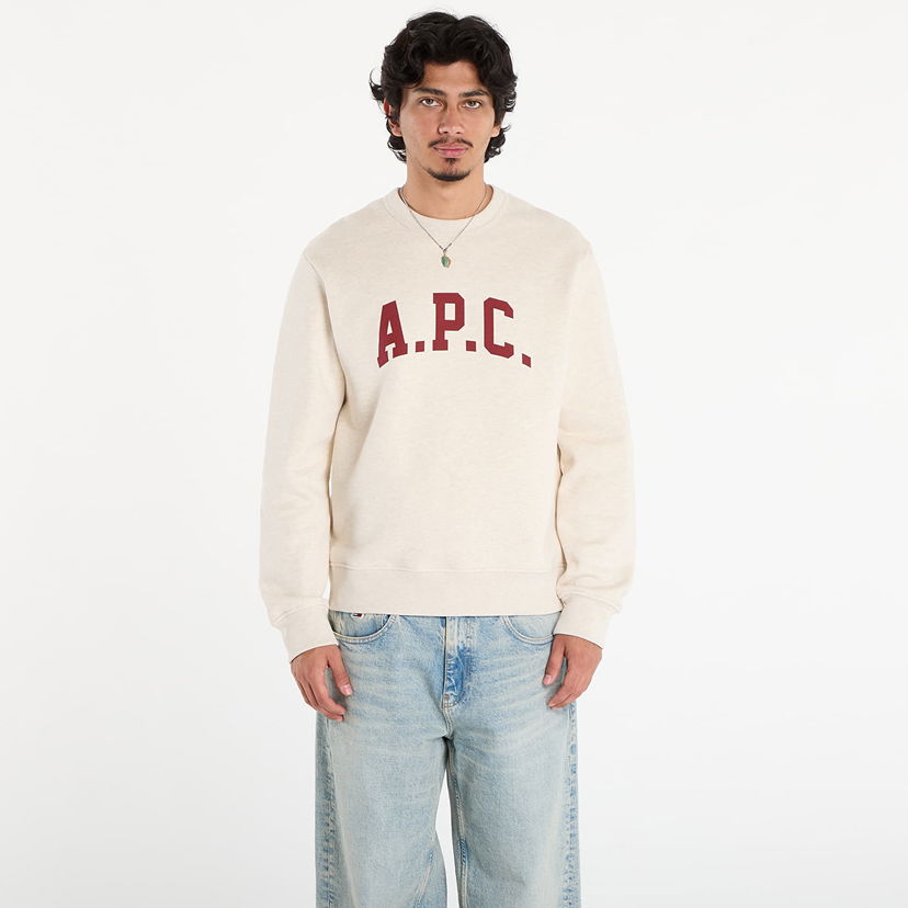 Mikina A.P.C. A.P.C. Harris Sweatshirt XXL Béžová | COHBR-H37012 APG