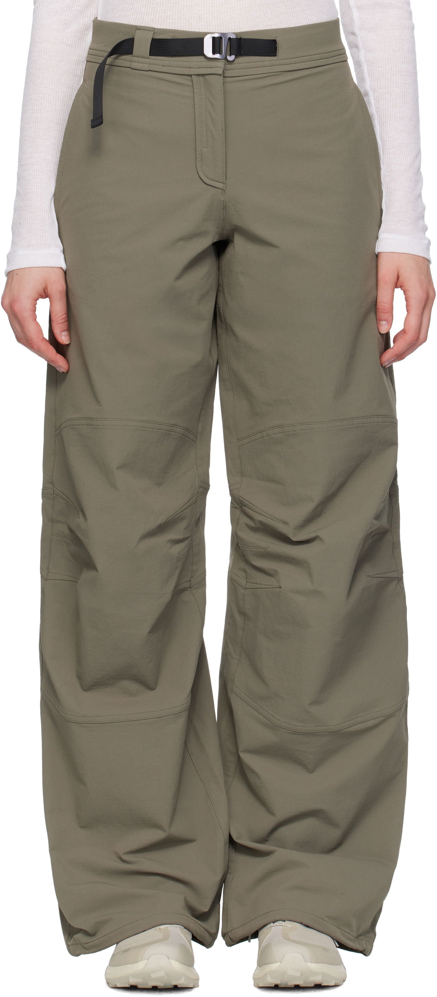 Nohavice ROA ROA Shaped Knee Sport Pants Zelené | RBWW016FA08, 0