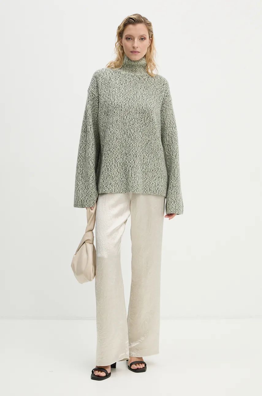 Sveter Nanushka Turtleneck Knit Sweater Zelené | NW24PFHA27999, 1