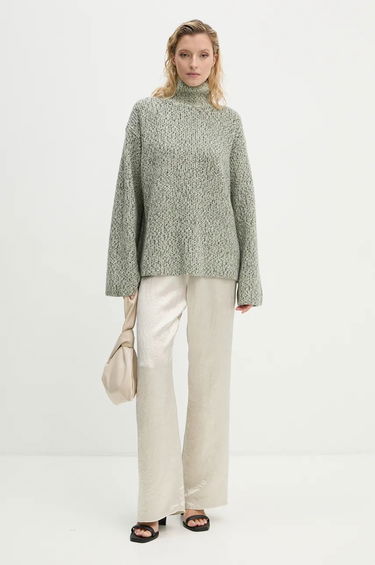 Sveter Nanushka Turtleneck Knit Sweater Zelené | NW24PFHA27999, 1