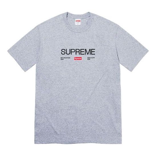 Tričko Supreme Est. 1994 T-Shirt FW21 Week 1 Supreme Šedá | SUP-FW21-124, 0