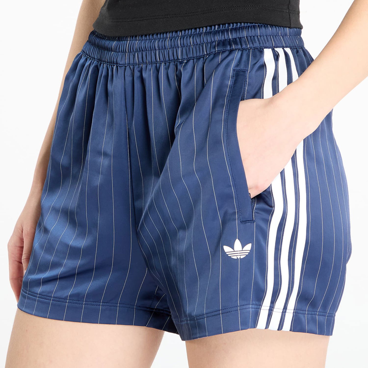 Šortky adidas Originals adidas Originals Pin-Stripe Satin Shorts Navy | KD2285, 1