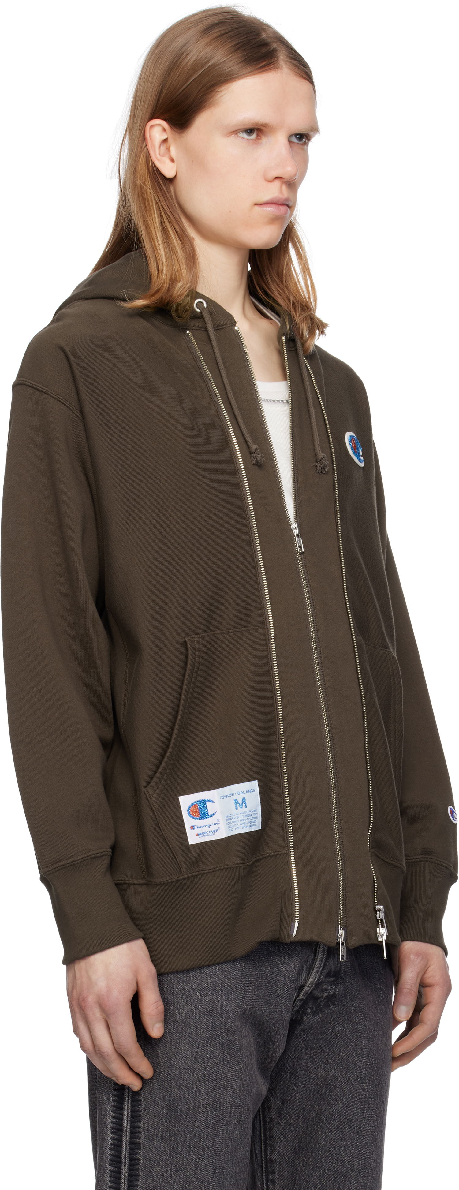 Mikina UNDERCOVER Undercover Champion Edition Zip Hoodie Hnedá | UC1E4811, 1