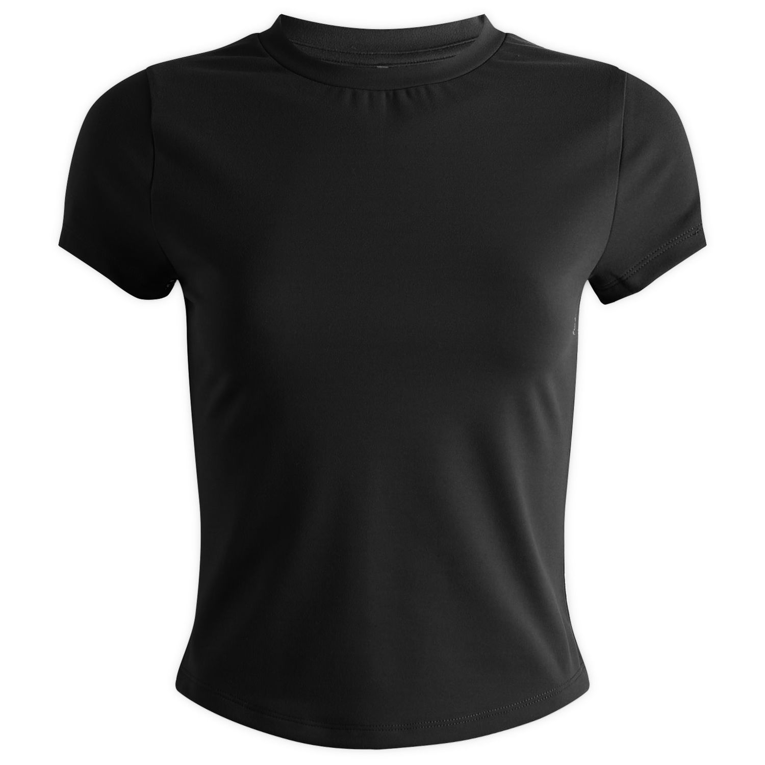 Crop Top Represent Clo Scoop Hem Baby T-Shirt, Size Large Čierna | OCW41388-01, 0