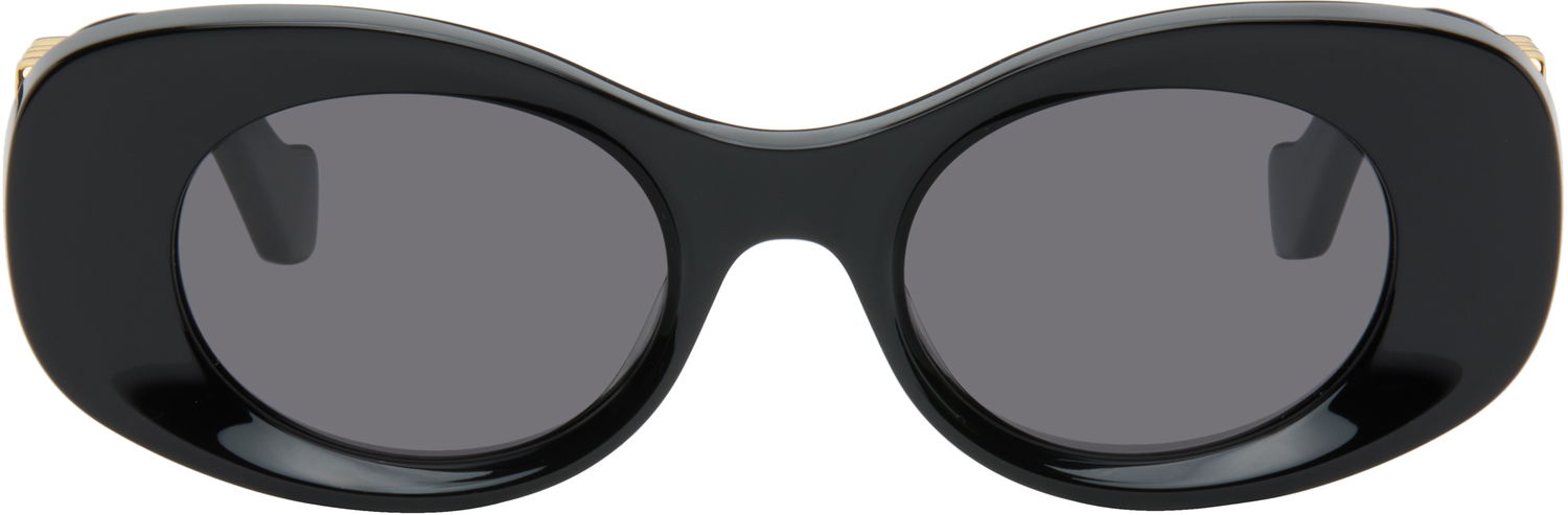 Slnečné okuliare Loewe Beveled Oval Maxi Anagram Sunglasses Čierna | LW40175U@4901A 840126865981, 0
