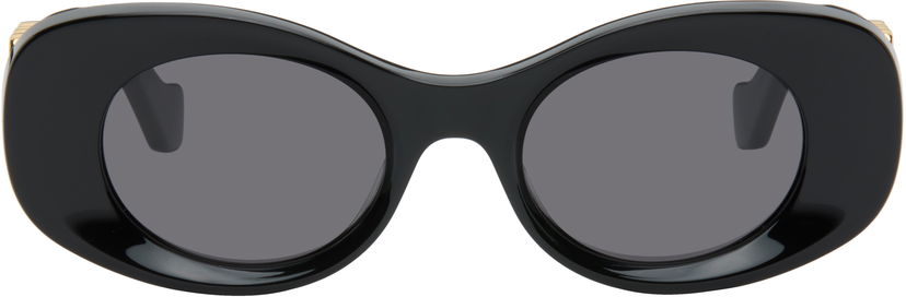 Slnečné okuliare Loewe Beveled Oval Maxi Anagram Sunglasses Čierna | LW40175U@4901A 840126865981
