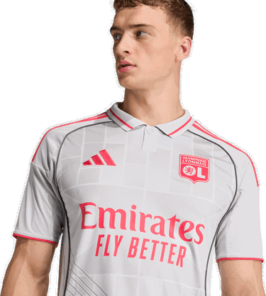 Dres adidas Originals Olympique Lyon 3rd Jersey 2025/26 Biela | jd1389, 2