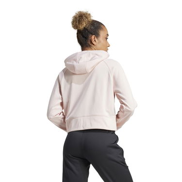 Mikina adidas Performance Cropped Full-Zip Hoodie Ružová | IX5067, 3