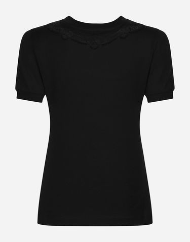 Tričko Dolce & Gabbana Tshirt Manica Corta Čierna | F8T66ZG7H1ZN0000, 1